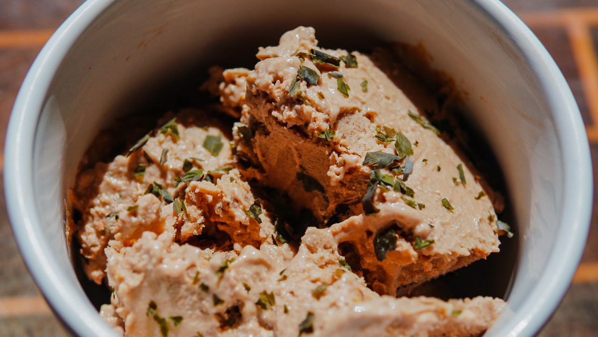 chocolate & seaweed ice cream