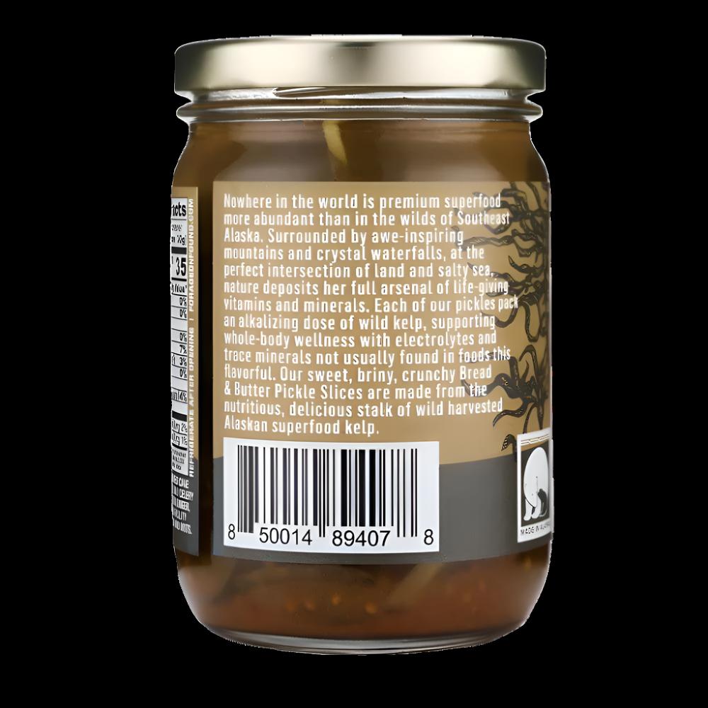Foraged & Found Bread and Butter Kelp Pickle Slices